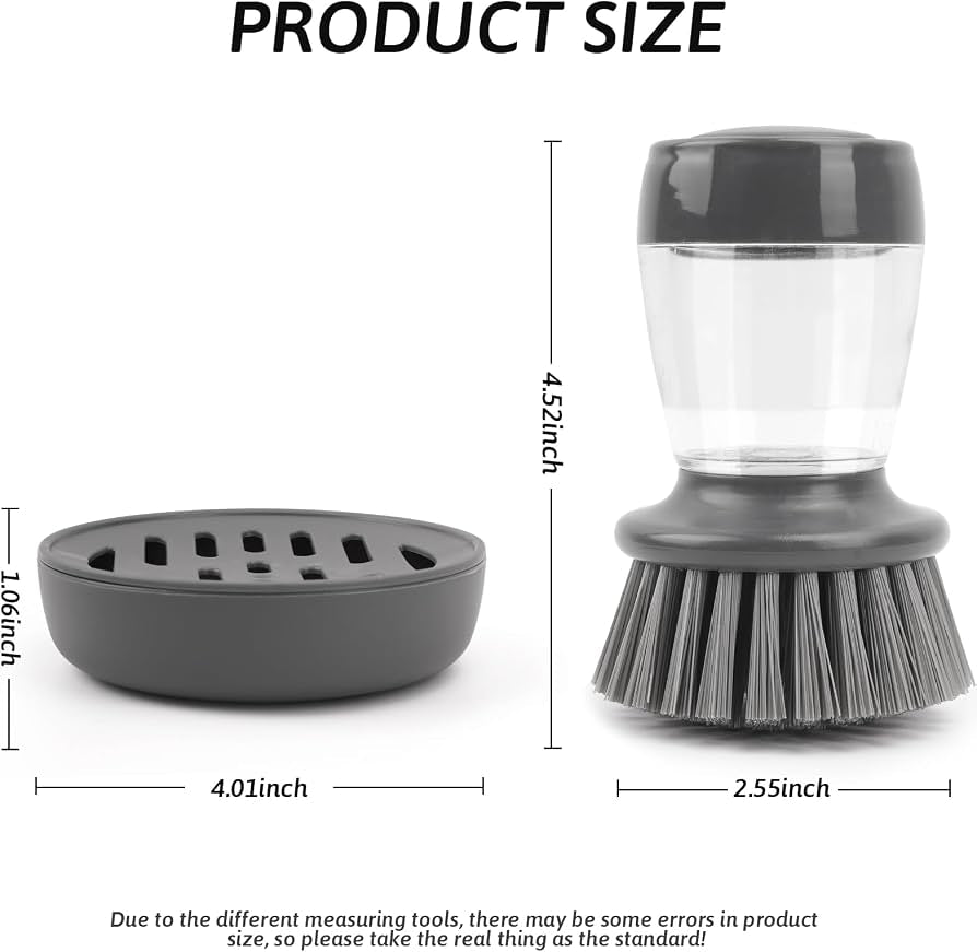 Soap Dispensing Palm Scrubbing Brush