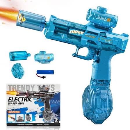 Transparent Electric Water Gun Rechargeable | Fully Automatic