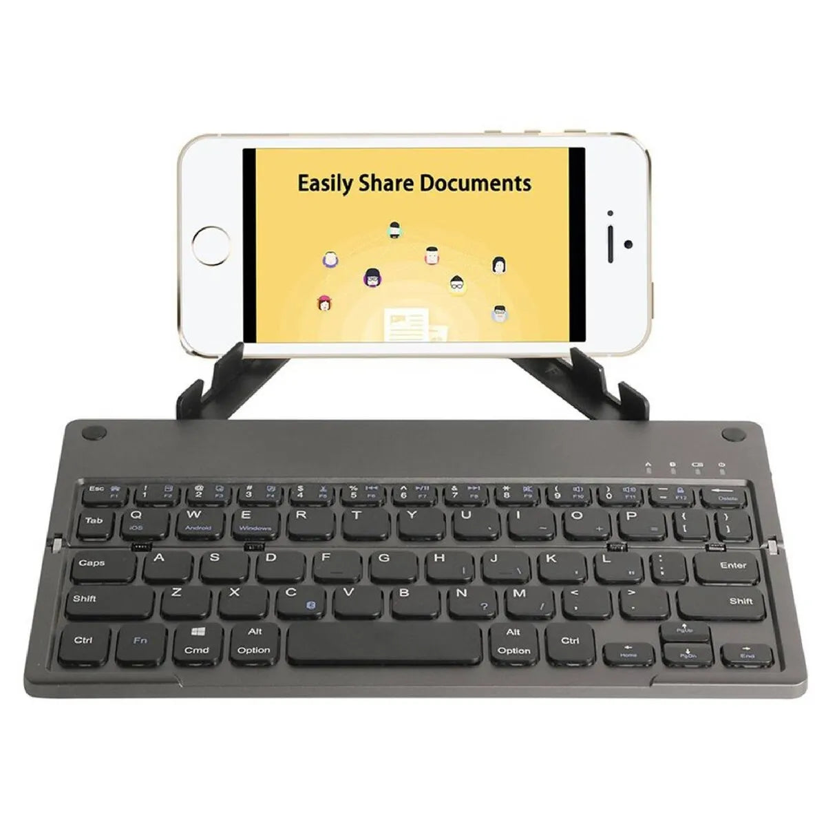 Mini Folding Keyboard Travel Keyboard Foldable Bluetooth Keyboard