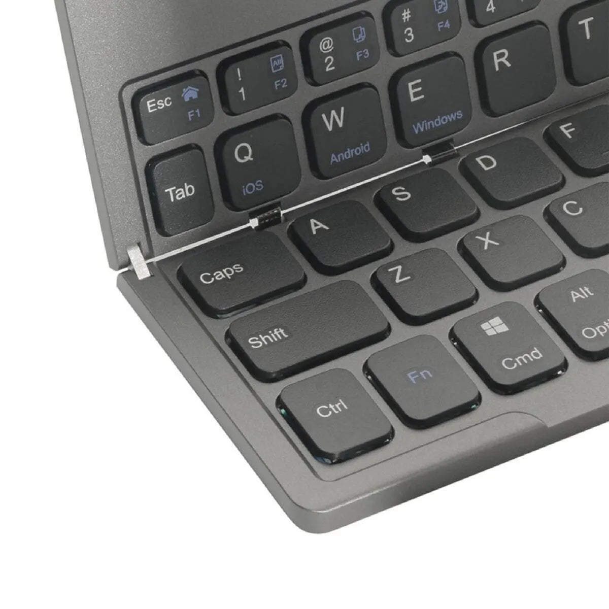Mini Folding Keyboard Travel Keyboard Foldable Bluetooth Keyboard