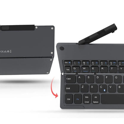 Mini Folding Keyboard Travel Keyboard Foldable Bluetooth Keyboard