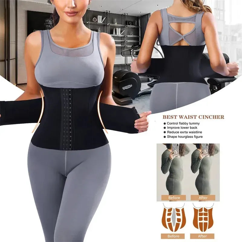 Body Shaper Waist Trainer Belt Women Weight Loss