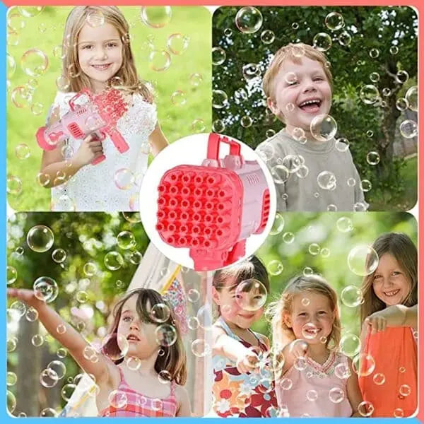 BUY 1 GET 1 FREE – Bazooka Bubble Gun – 32 Hole