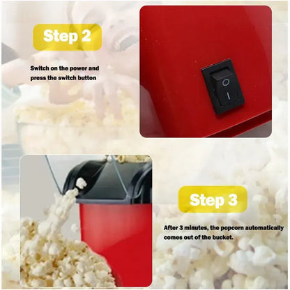 🍿 Hot Air Electric Popcorn Maker – Healthy Oil-Free Popcorn Machine
