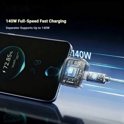 40W Smart Auto Disconnect Charging Adapter