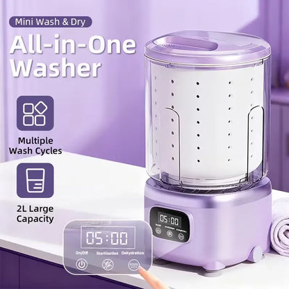 Mini Washer Dryer Portable USB