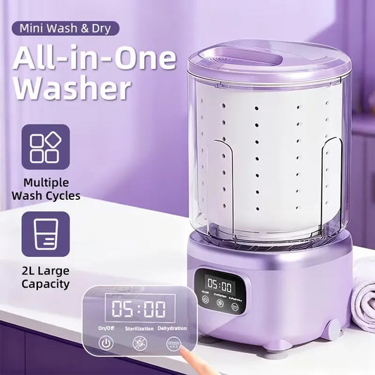 Mini Washer Dryer Portable USB