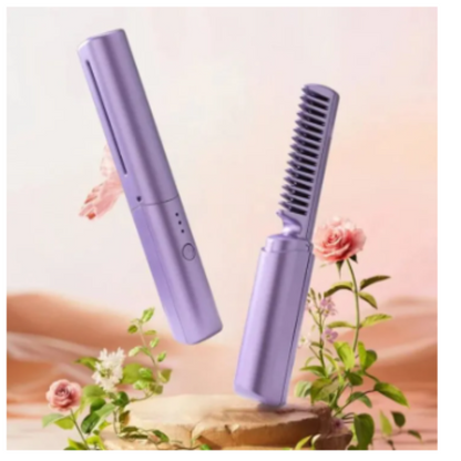 Wireless Hair Straightening Comb Mini USB