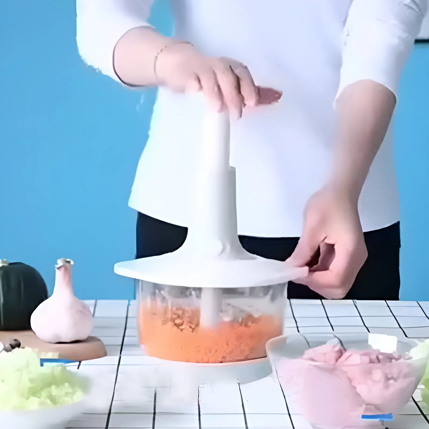 BUY 1, GET 1 FREE - Hand chopper Vegetable chopper 1500 ML