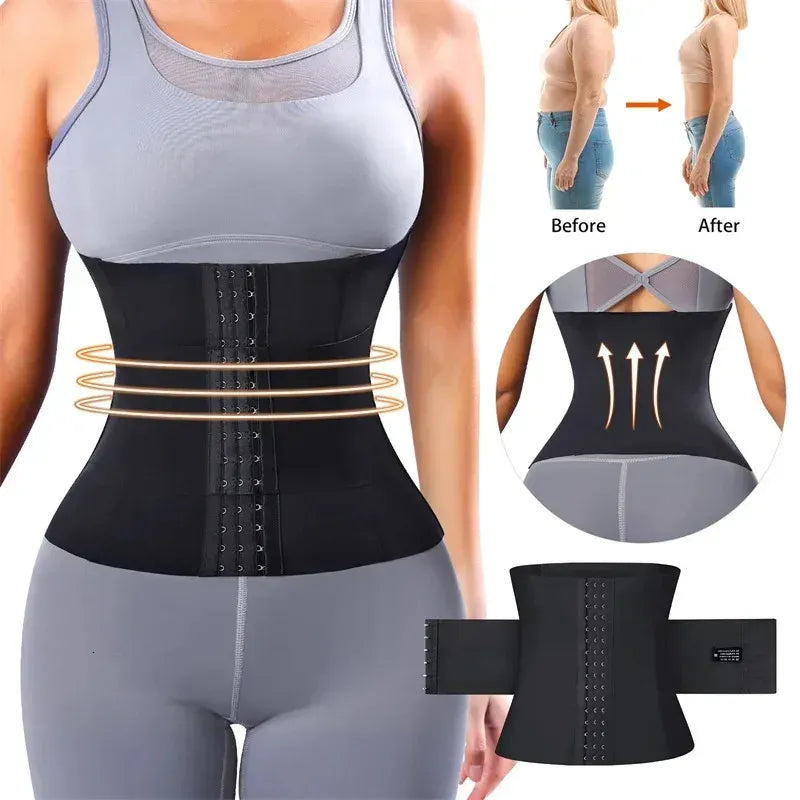 Body Shaper Waist Trainer Belt Women Weight Loss