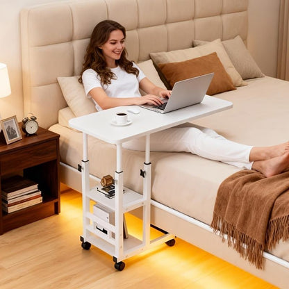 🛏️ Adjustable Bedside Table