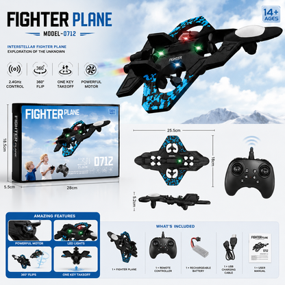 ✈️ Fighter Plane 0712 – RC Flying Aircraft Toy