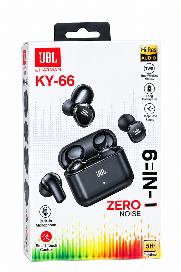 JBL KY-66 True Wireless Stereo Earbuds – Smart Touch Control
