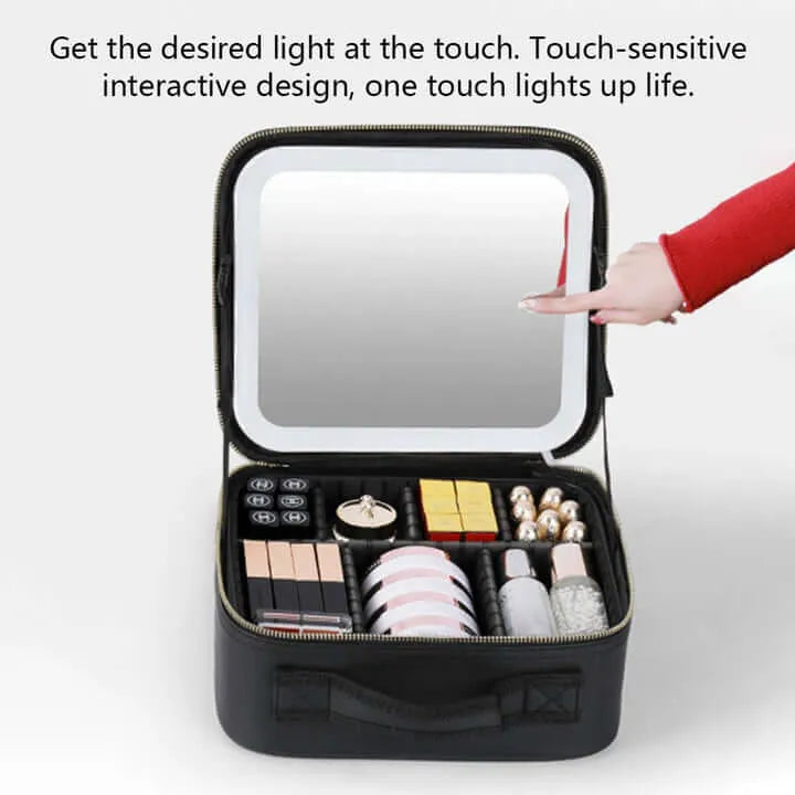 ✨ LED Makeup Organizer Bag 💖 Glow Anywhere