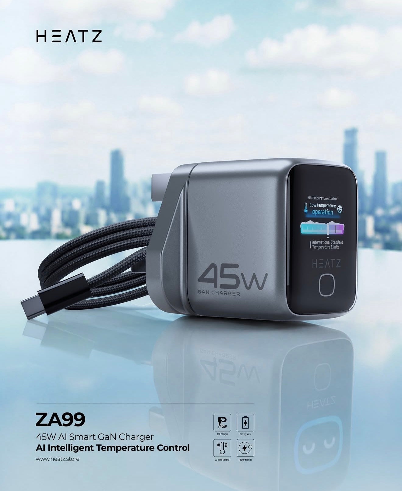 AI 45W Fast Charger ZA99 – 🔥