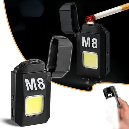 Combo Pack of 2 – M8 Rechargeable Electric Lighter with LED Flashlight