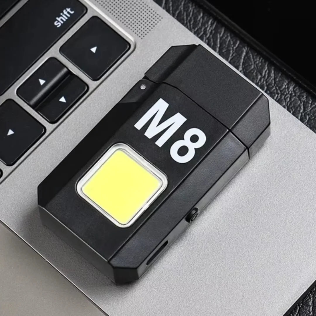Combo Pack of 2 – M8 Rechargeable Electric Lighter with LED Flashlight