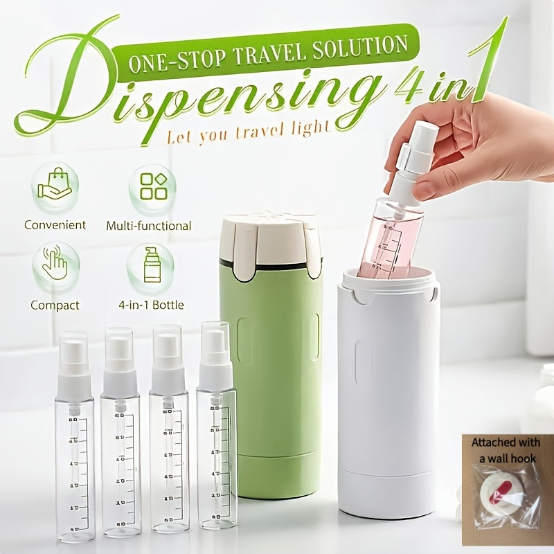 4-in-1 Travel Dispenser Bottles