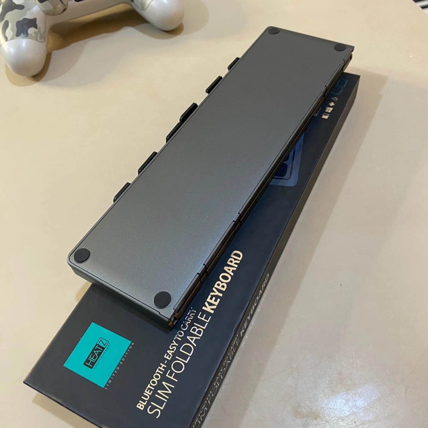 Ultra-Slim Foldable Bluetooth Keyboard - Wireless Rechargeable
