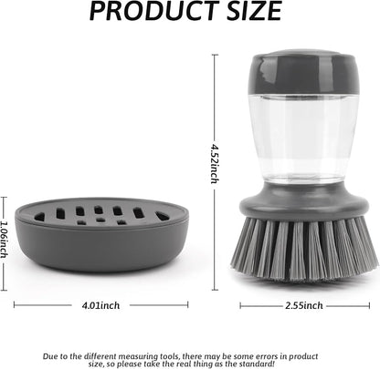 Soap Dispensing Palm Scrubbing Brush