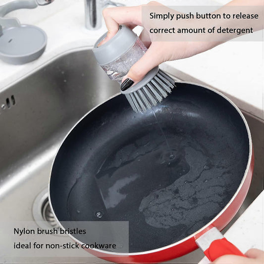 Soap Dispensing Palm Scrubbing Brush