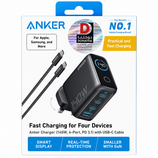 Anker Ai 140W 4-Port GaN Fast Charger