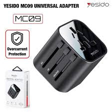 Yesido Mc-09 Multi-Function Worldwide Universal Travel Adapter Plug
