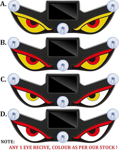 Solar Devil Eye Car Window Light, 👀