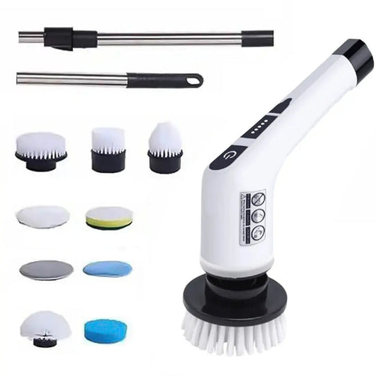 9-in-1 Cordless Electric Spin Scrubber 25W Power Rotating