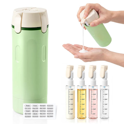 4-in-1 Travel Dispenser Bottles