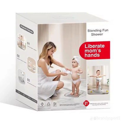 Infant Bath Support Shower Stand with Anti-Slip Base