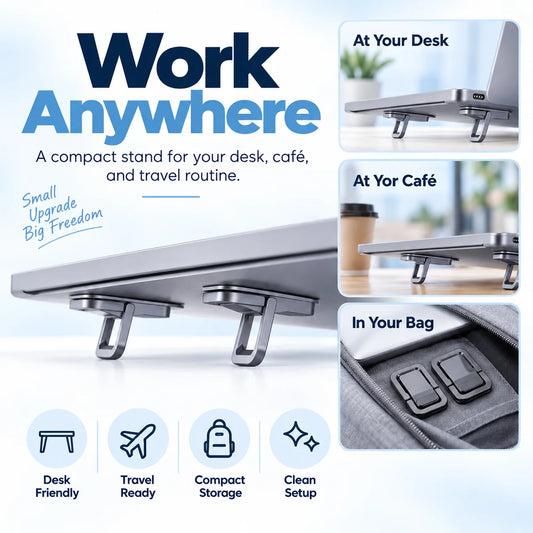 3 in 1 Invisible laptop stand
