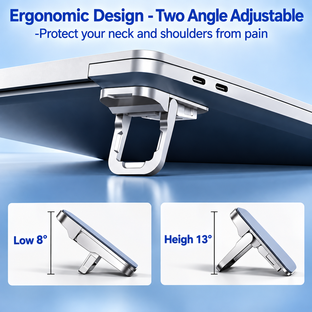 3 in 1 Invisible laptop stand