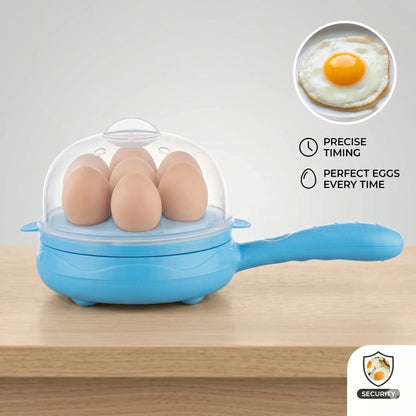 Multi-Functional Mini Electric Frying Pan & Egg Steamer