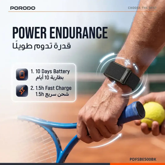 Porodo TrackFit Neo Smart Health Tracking Band with Comprehensive Health Monitoring