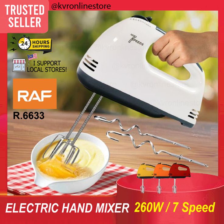 ⚡ Hand Mixer RAF R.6633B – Powerful & Convenient Kitchen Essentia
