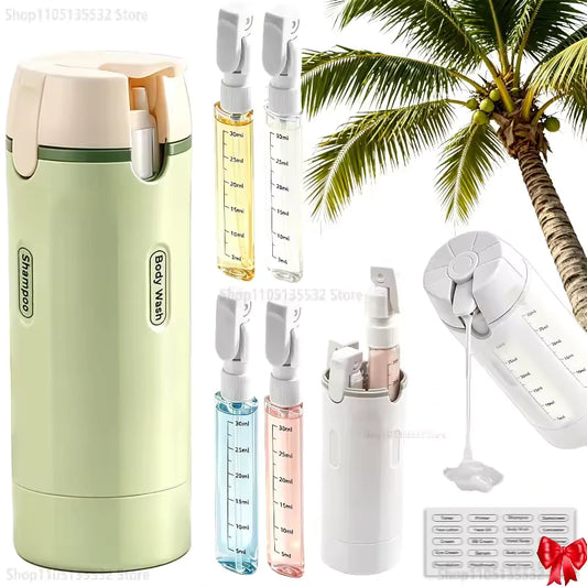 4-in-1 Travel Dispenser Bottles
