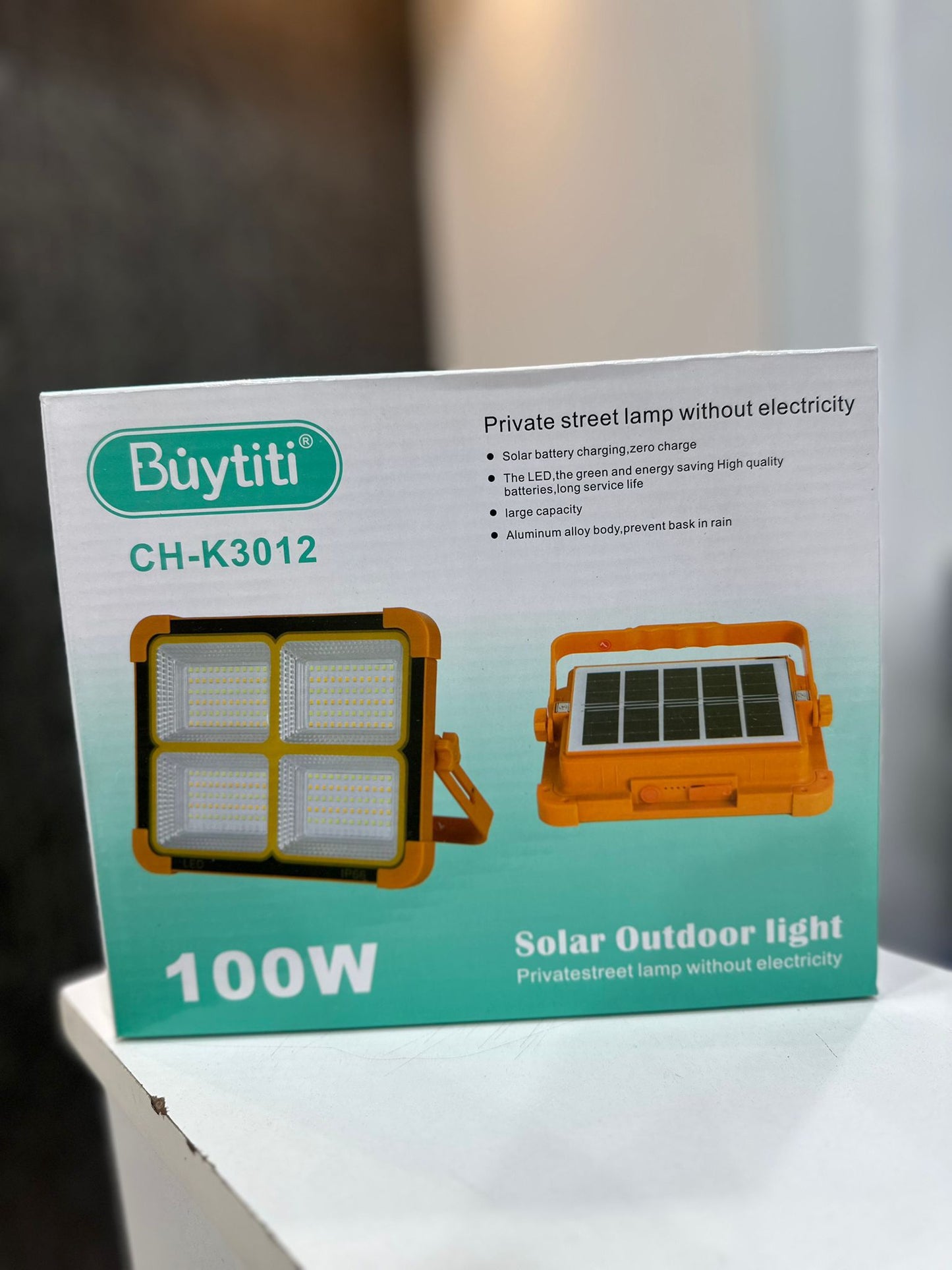 Solar Outdoor Light CH-K3012 (100W) 💡
