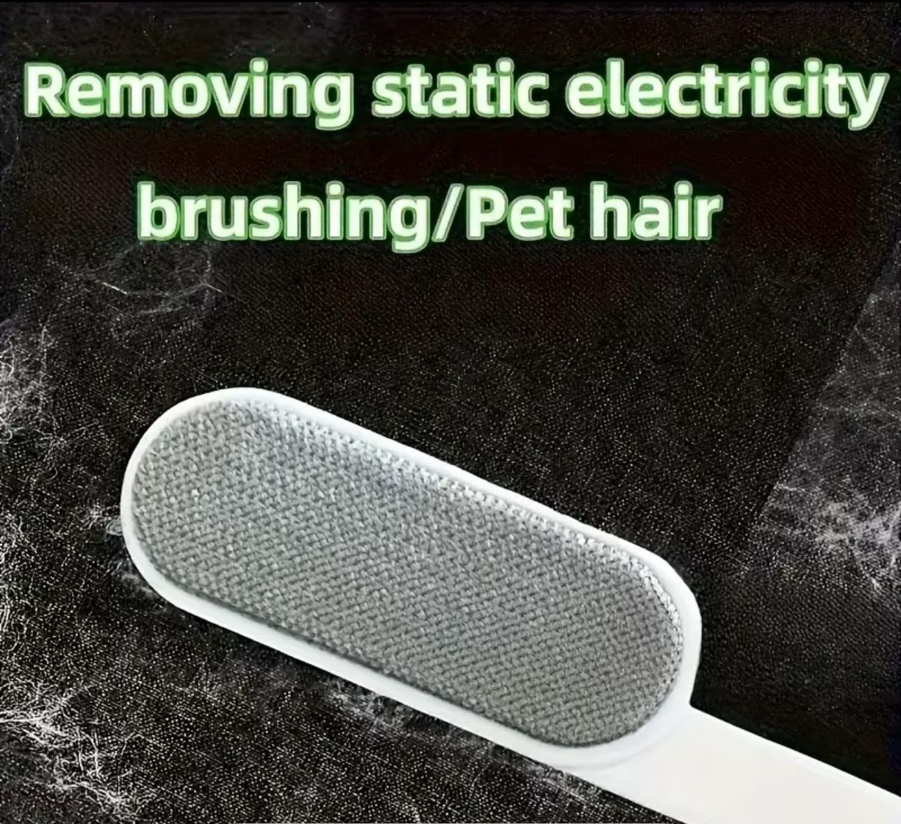 Double-Sided Manual Dust Brush – Pet Hair Remover 🐾
