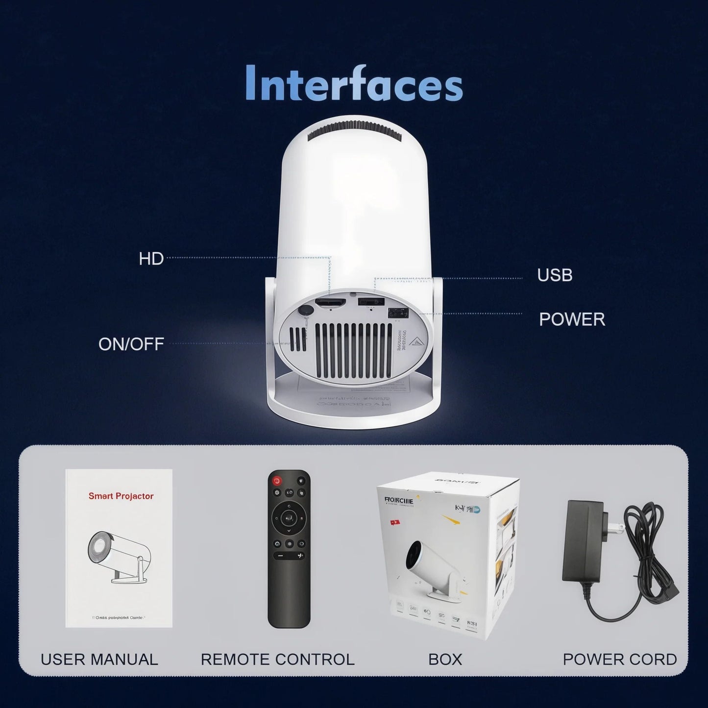 4K HDR Smart Projector – Cinema Anywhere