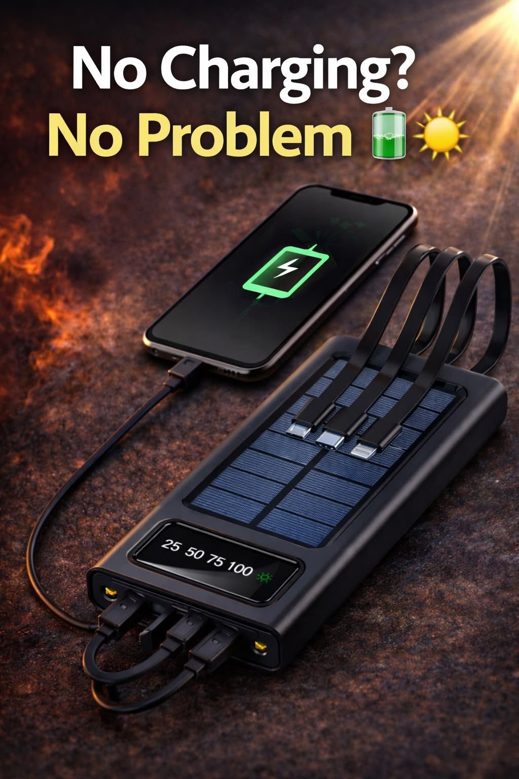 Solar Rugged Power Bank