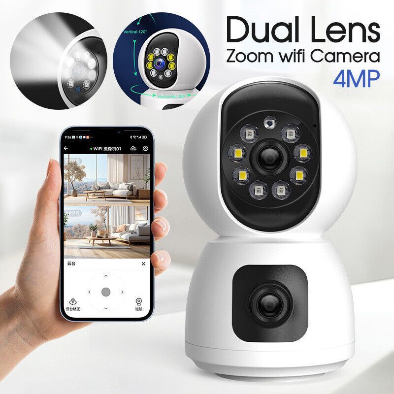 🔒 Smart 2K WiFi Security Camera – Protect What Matters