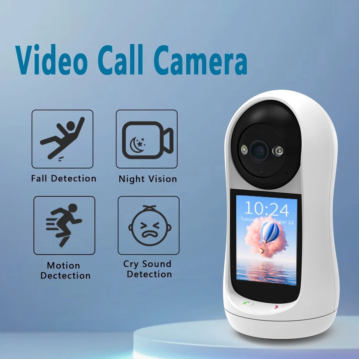 🔒 Smart 2K WiFi Security Camera – Protect What Matters