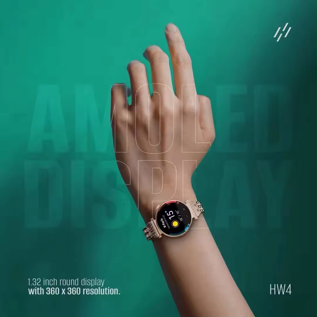 HEATZ HW4 Queens Edition Women's AMOLED Smartwatch | Bluetooth Calling | 1.32" Display