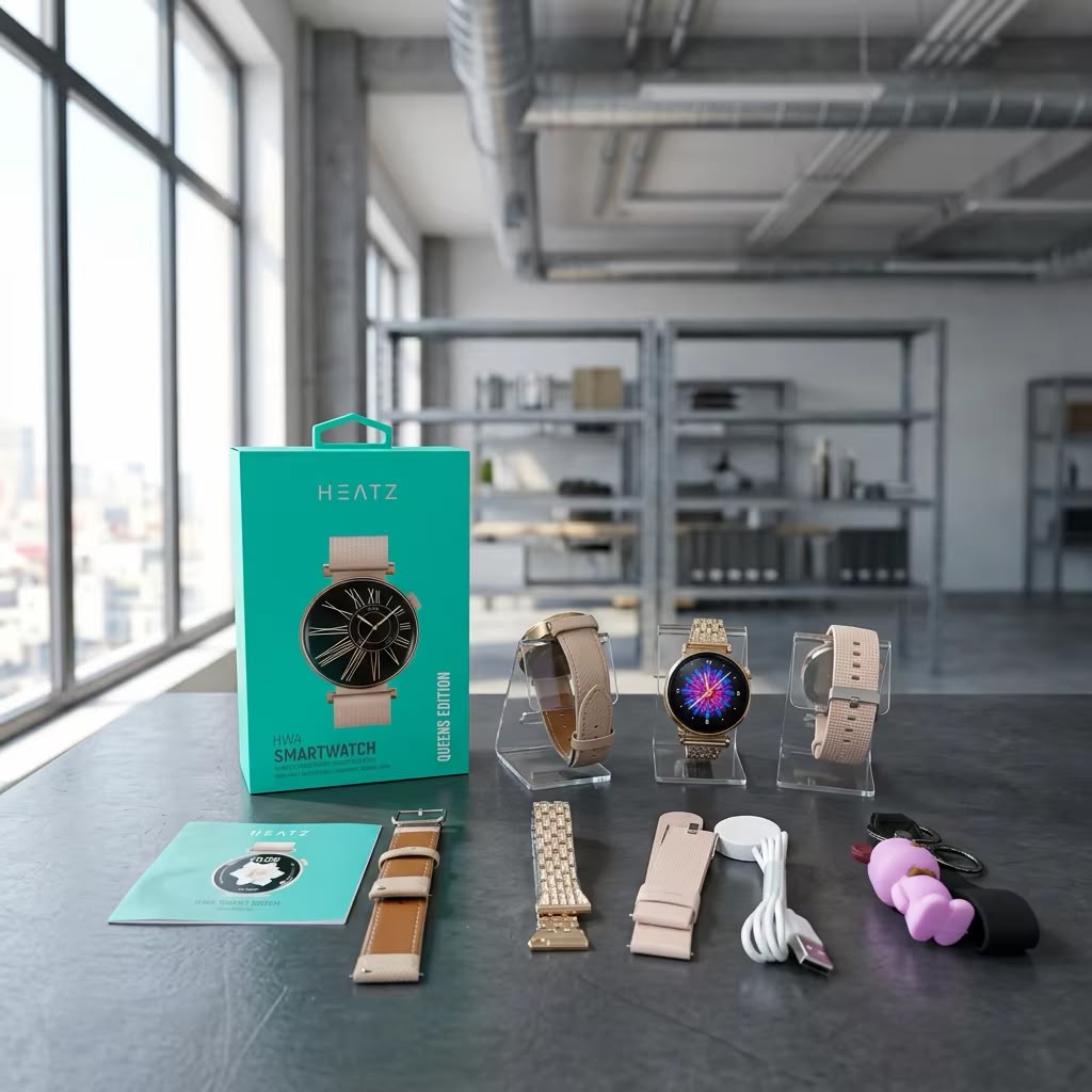 HEATZ HW4 Queens Edition Women's AMOLED Smartwatch | Bluetooth Calling | 1.32" Display