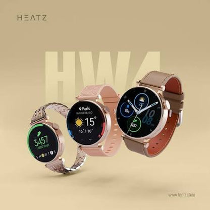 HEATZ HW4 Queens Edition Women's AMOLED Smartwatch | Bluetooth Calling | 1.32" Display