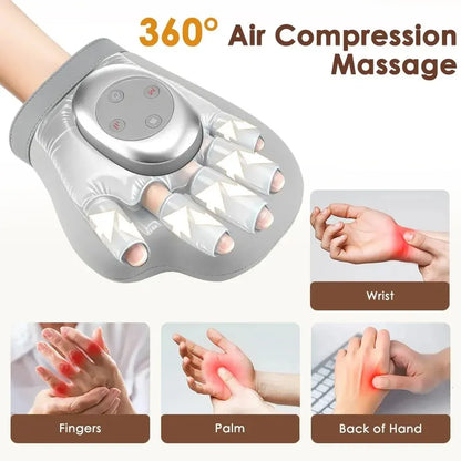 Smart Hand Massager with Air Compression & Heating