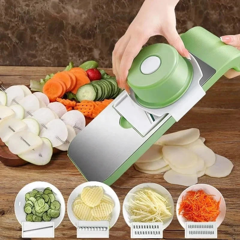 7 in 1 Multifunctional Vegetable Slicer & Grater Set