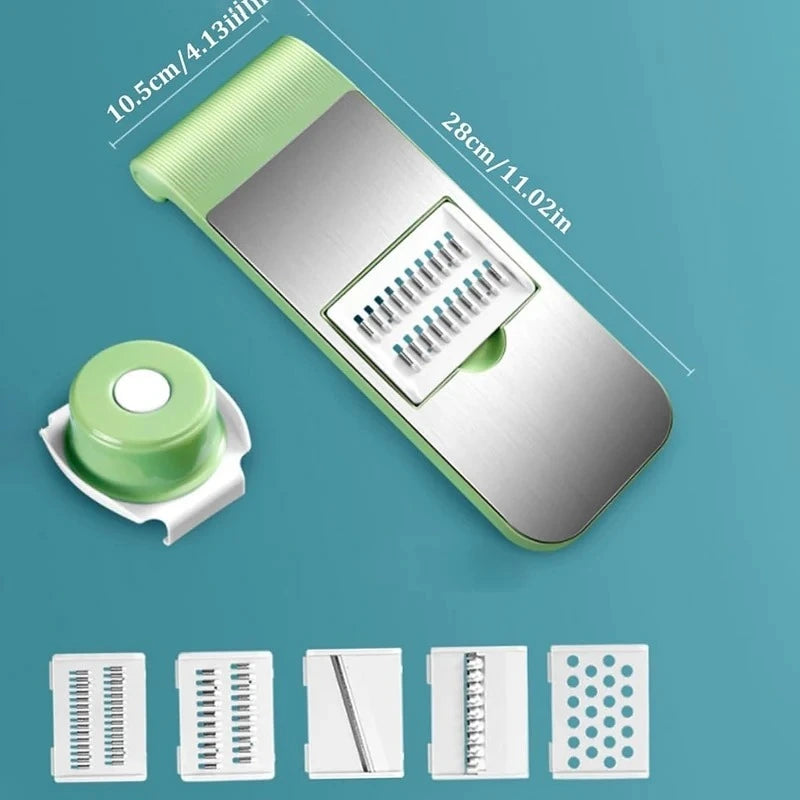 7 in 1 Multifunctional Vegetable Slicer & Grater Set
