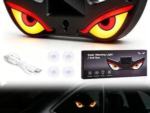 Solar Demon Eye LED Car Light – Wireless Devil Eyes Windshield Lamp